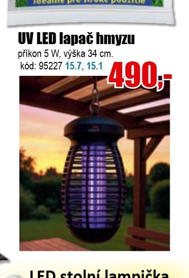 UV LED lapač hmyzu