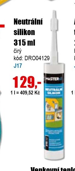 Neutrální silikon 315 ml