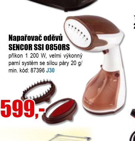 Napařovač oděvů SENCOR SSI 0850RS