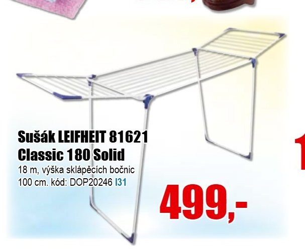 Sušák LEIFHEIT 81621 Classic 180 Solid