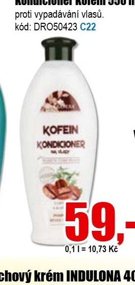 Kondicionér Kofein 550 ml