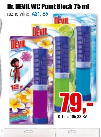 Dr. DEVIL WC Point Block 75 ml