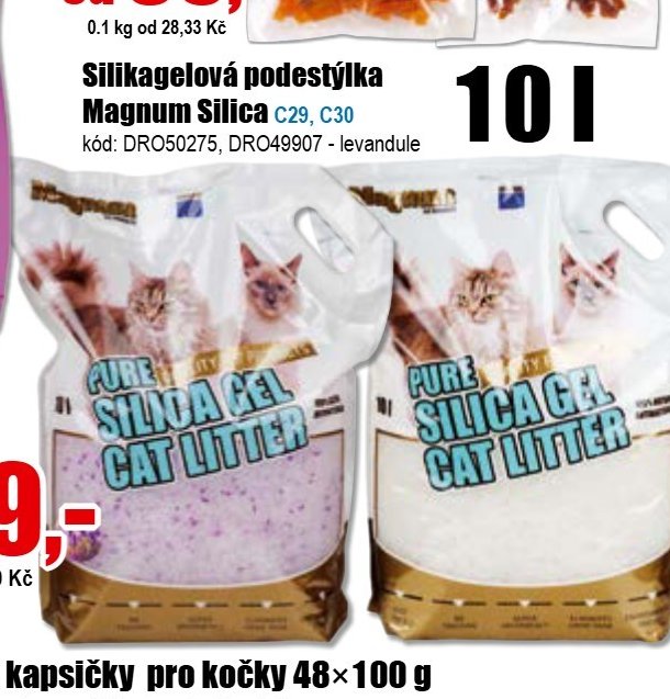 Silikagelová podestýlka Magnum Silica