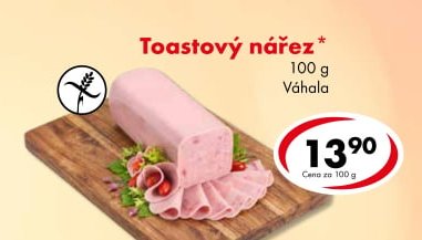 Toastový nářez