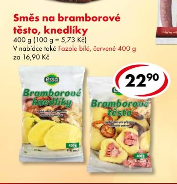 Směs na bramborové těsto, knedlíky