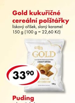 Gold kukuřičné cereální polštářky