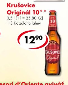 Krušovice Originál 10