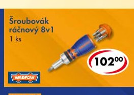 Šroubovák ráčnový 8v1