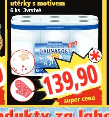DAUNASOFT Kuchyňské utěrky