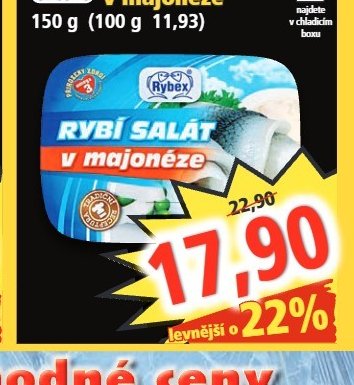 Rybí salát v majonéze