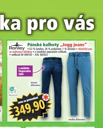 Pánské kalhoty „Jogg jeans“