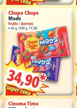 Chupa Chups Mads fruits / berries
