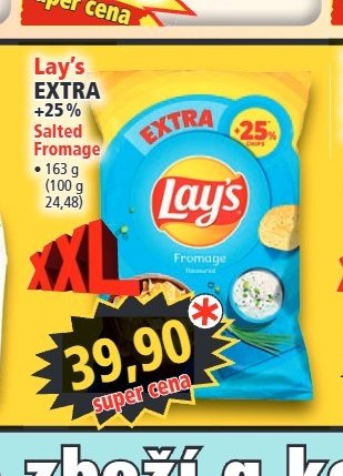Lay's EXTRA Salted Fromage
