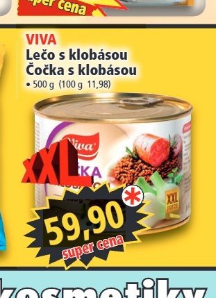 VIVA Lečo s klobásou Čočka s klobásou