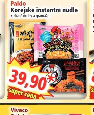 Paldo Korejské instantní nudle
