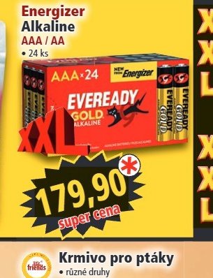 Energizer Alkaline AAA/AA