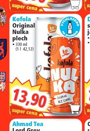 Kofola Original Nulka plech