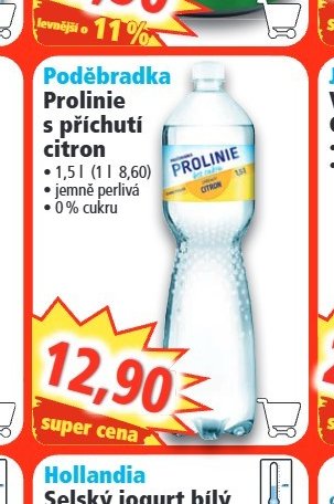 Poděbradka Prolinie s příchutí citron