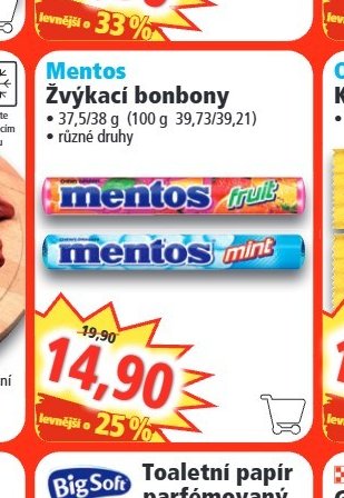 Mentos Žvýkací bonbony