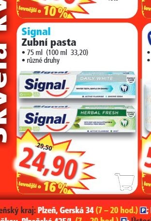 Signal Zubní pasta