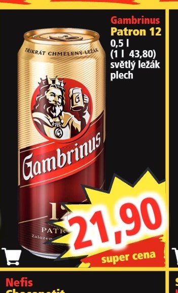 Gambrinus Patron 12 0,5 l