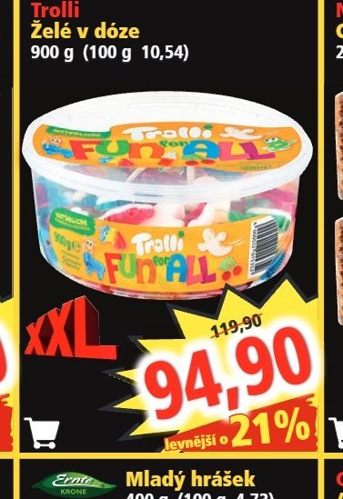 Trolli Želé v dóze 900 g