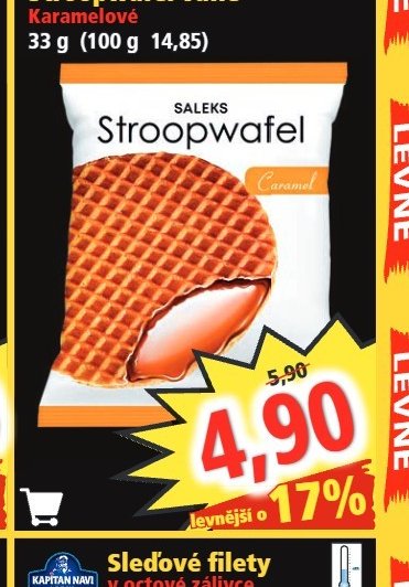 Stroopwafel vafle Karameloové 33 g