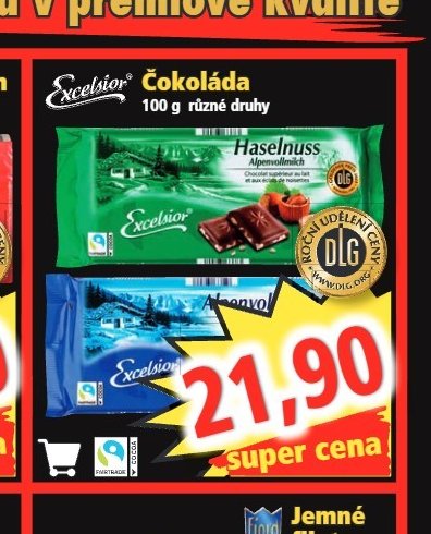 EXCELSIOR Čokoláda