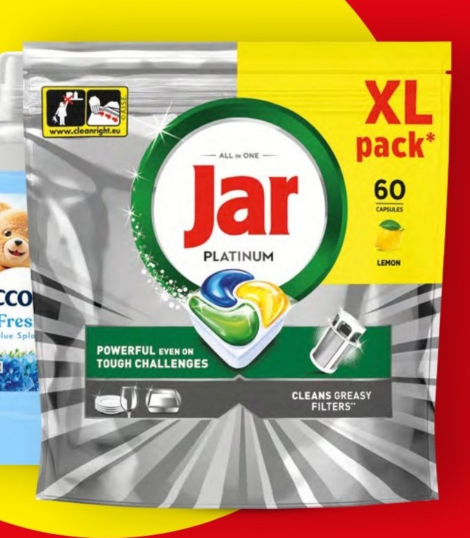 Jar Kapsle do myčky nádobí Platinum all in 1 Lemon