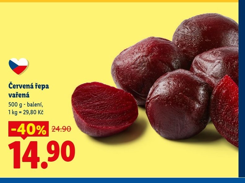 Červená řepa vařená - Lidl aktualniletaky.eu