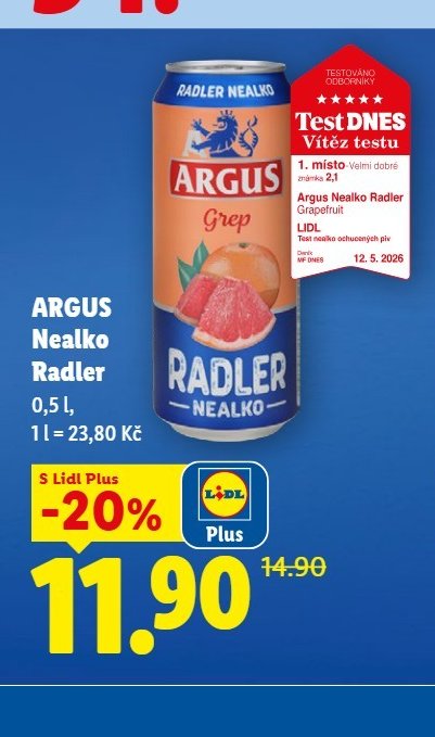 ARGUS Nealko Radler