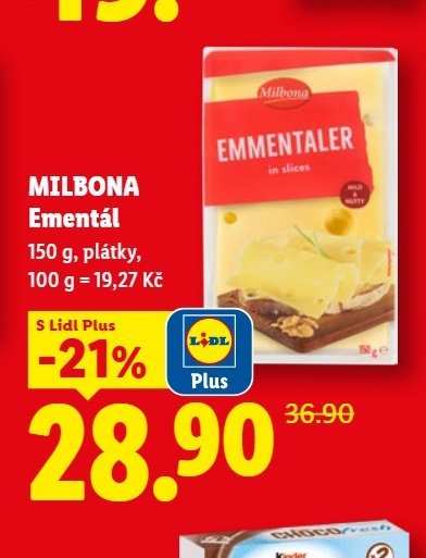 MILBONA Ementál - Lidl aktualniletaky.eu