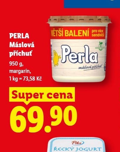 PERLA Máslová příchuť - Lidl aktualniletaky.eu
