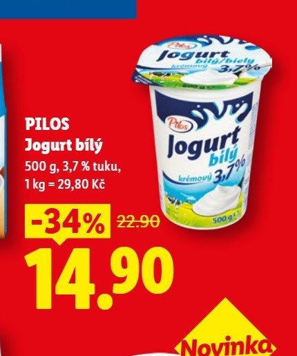 PILOS Jogurt bílý - Lidl aktualniletaky.eu