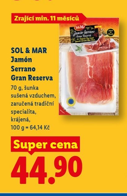 SOL & MAR Jamón Serrano Gran Reserva