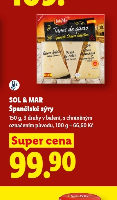 SOL & MAR Španělské sýry - Lidl aktualniletaky.eu