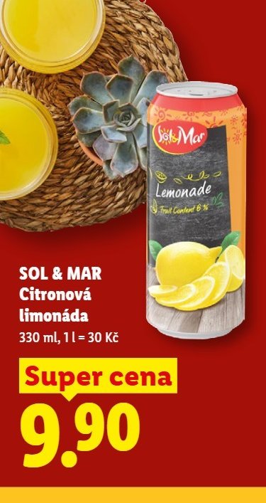 SOL & MAR Citronová limonáda