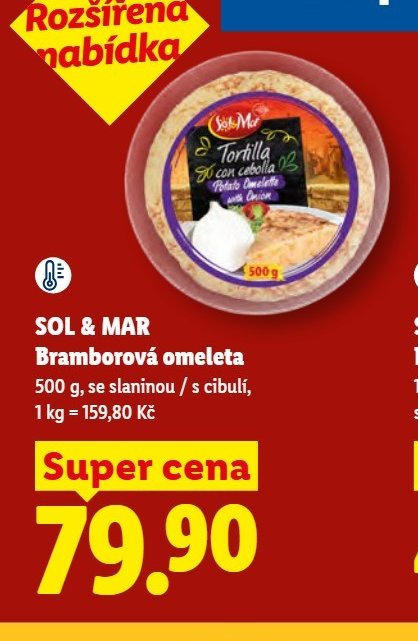SOL & MAR Bramborová omeleta