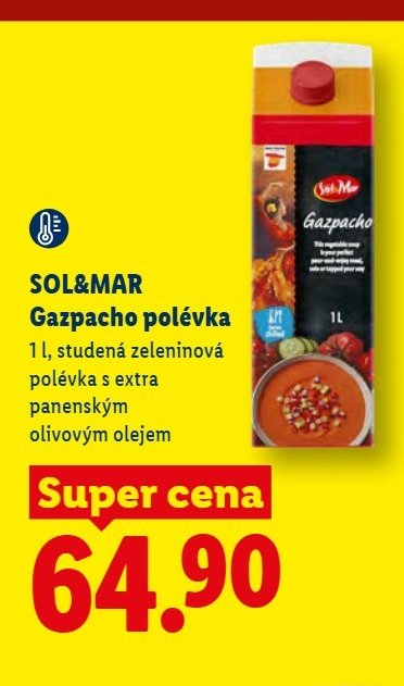 SOL & MAR Gazpacho polévka