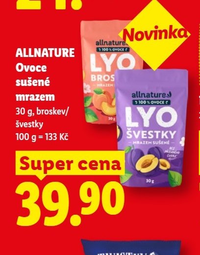 ALLNATURE Ovoce sušené mrazem 30 g