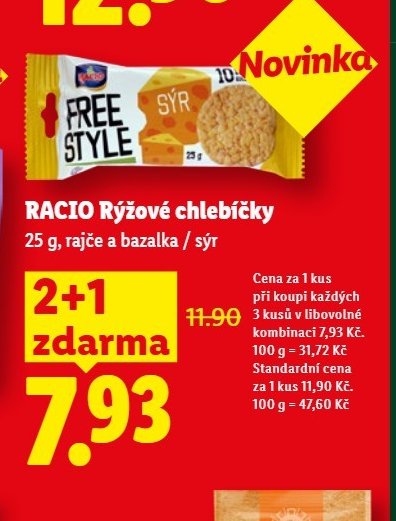 RACIO Rýžové chlebíčky 25 g