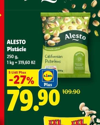ALESTO Pistácie 250 g