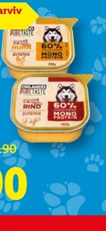 ORLANDO PURE TASTE Paté pro psy