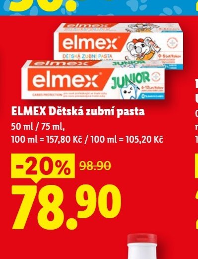 ELMEX Dětská zubní pasta