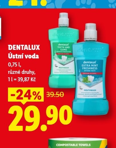 DENTALUX Ústní voda