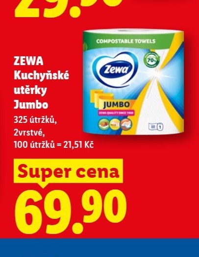 ZEWA Kuchyňské utěrky Jumbo