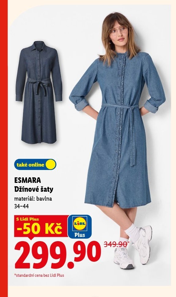 ESMARA Džínové šaty - Lidl aktualniletaky.eu
