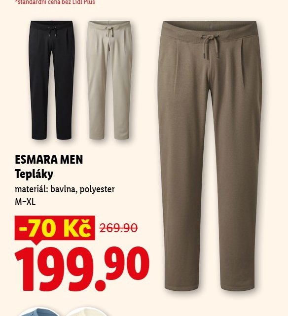 ESMARA MEN Tepláky - Lidl aktualniletaky.eu