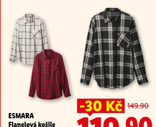 ESMARA Flanelová košile