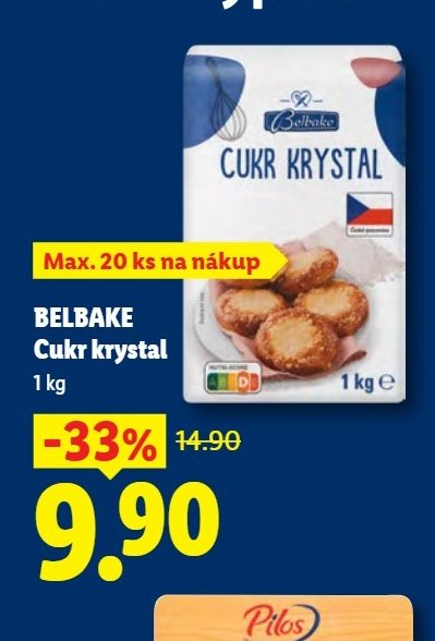 BELBAKE Cukr krystal 1 kg - Lidl aktualniletaky.eu